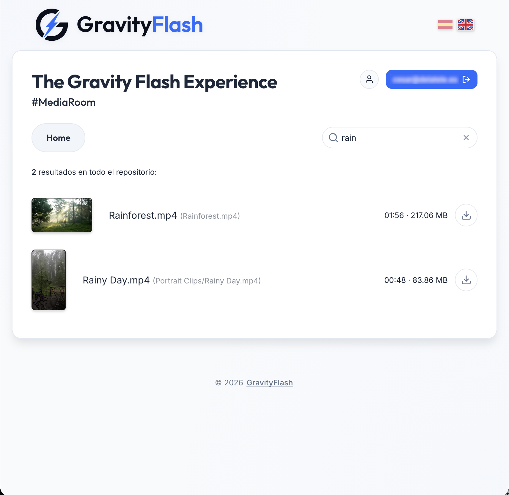 Search and Filters in GravityFlash